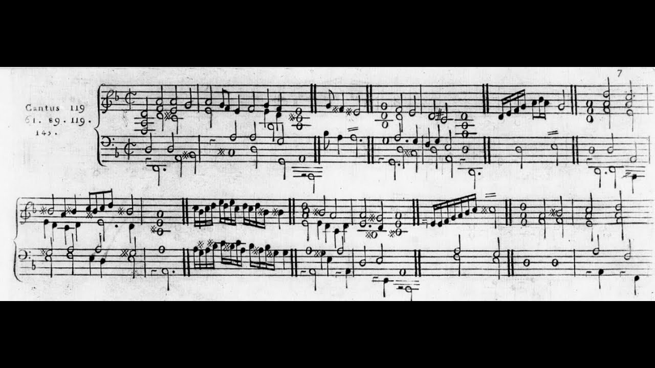 John Blow: Cantus 119 from 'Psalms for the Organ'