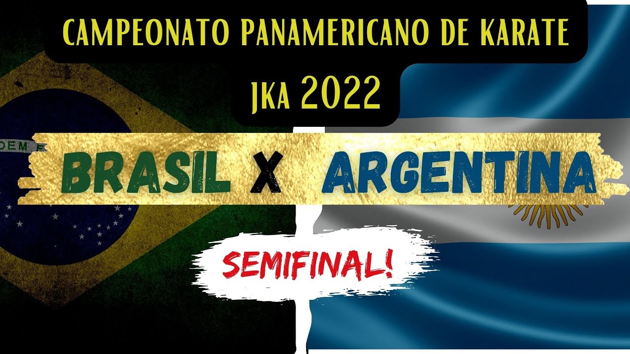 Campeonato panamericano de karate JKA 2022 - Brasil x Argentina