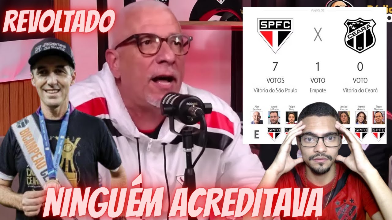 😱NINGUÉM ACREDITAVA NO CEARÁ | BAROLO REVOLTADO APÓS SÃO PAULO 0X1 CEARÁ | LÉO CONDÉ