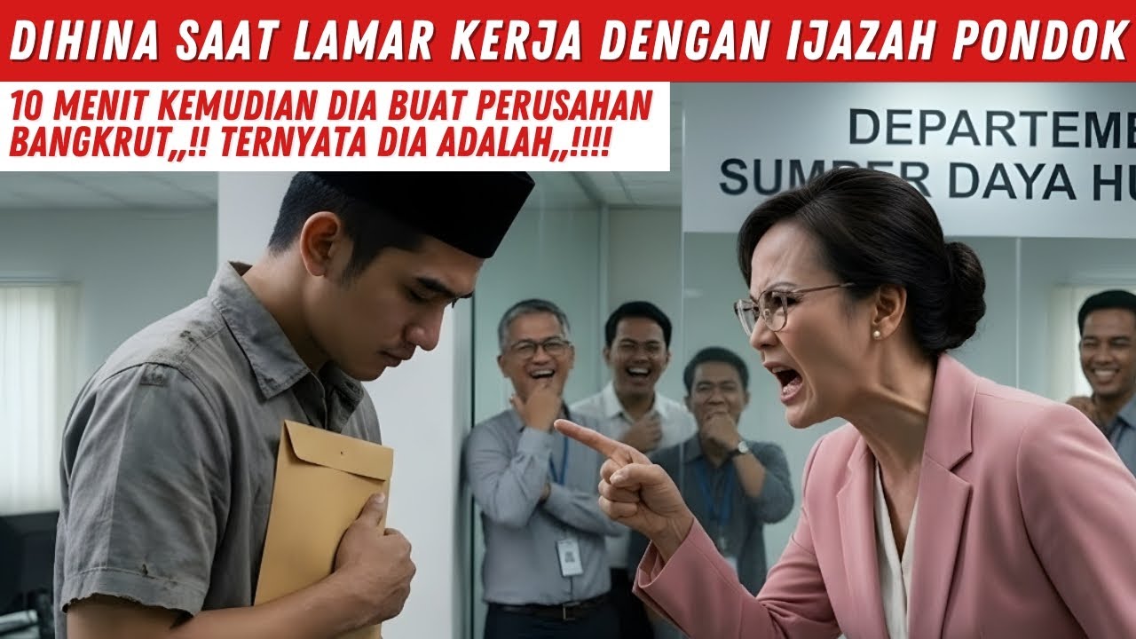 DIHINA KARENA LULUSAN PONDOK, TAPI 10 MENIT KEMUDIAN DIA BIKIN PERUSAHAAN HAMPIR BANGKRUT!