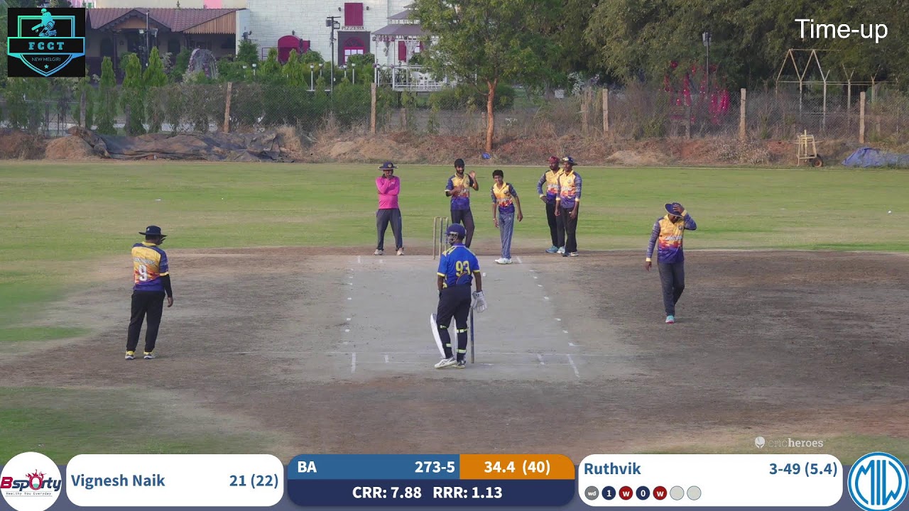 BSports VS Men In Blue || FCCT WEEKDAYS 40 OVERS