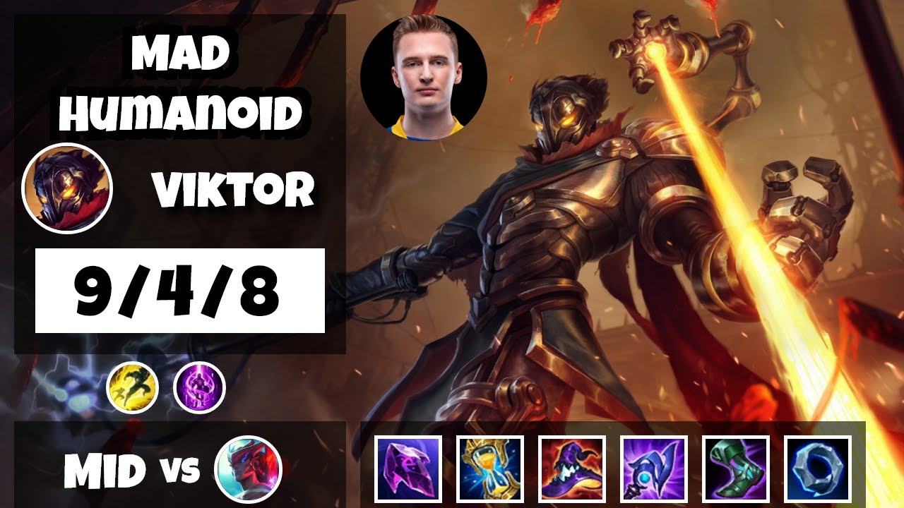 Humanoid Viktor vs Yone 11.6 Mid Lane Challenger Gameplay S11 (9/4/8) - EU