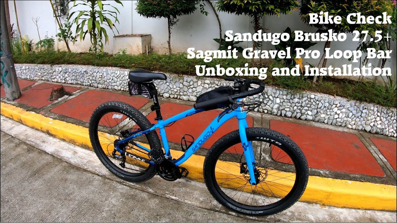 Bike Check Sandugo Brusko | Sagmit Gravel Pro Loop Bar Unboxing Install | Budget Touring Bike Build