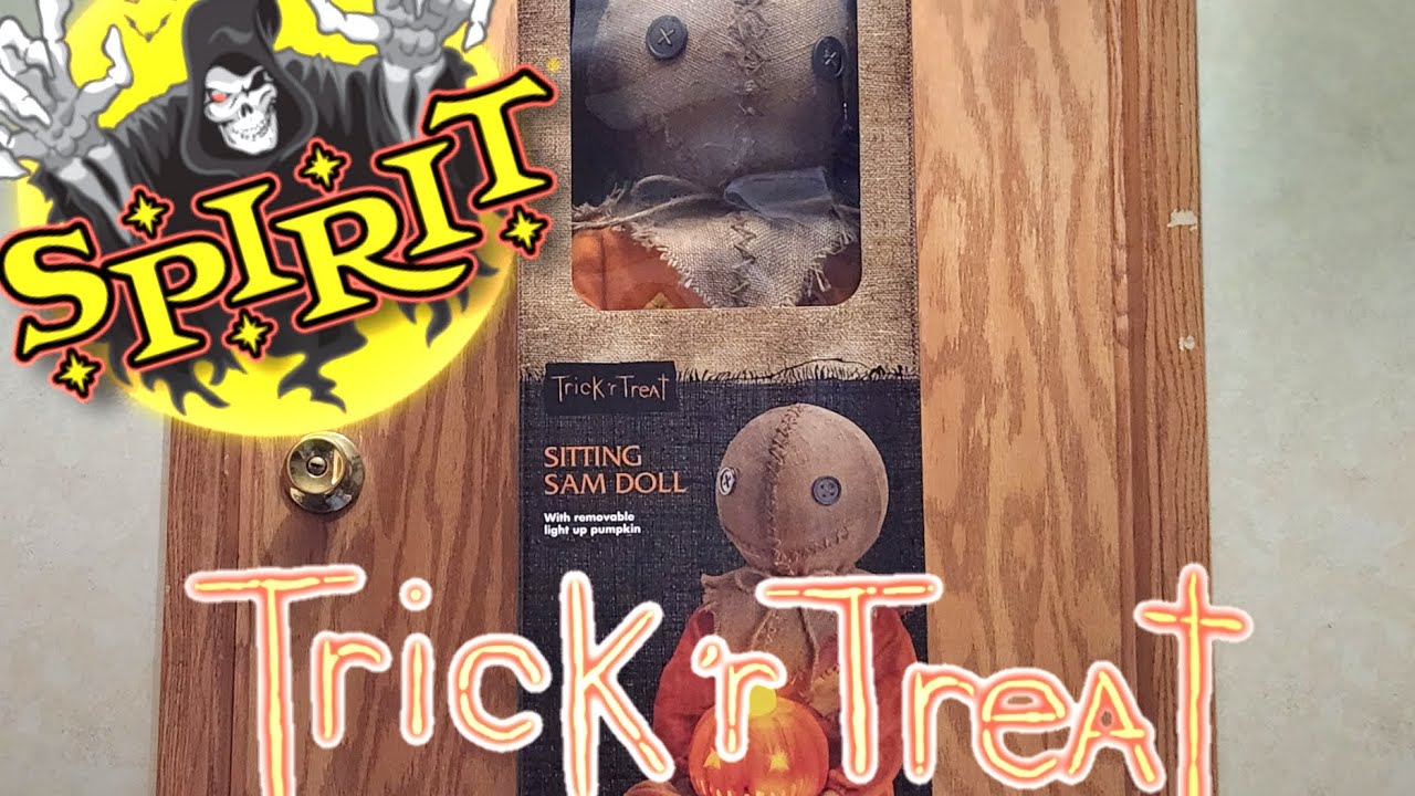 TRICK 'R TREAT Light Up Sitting Sam Doll|Unboxing & Review!