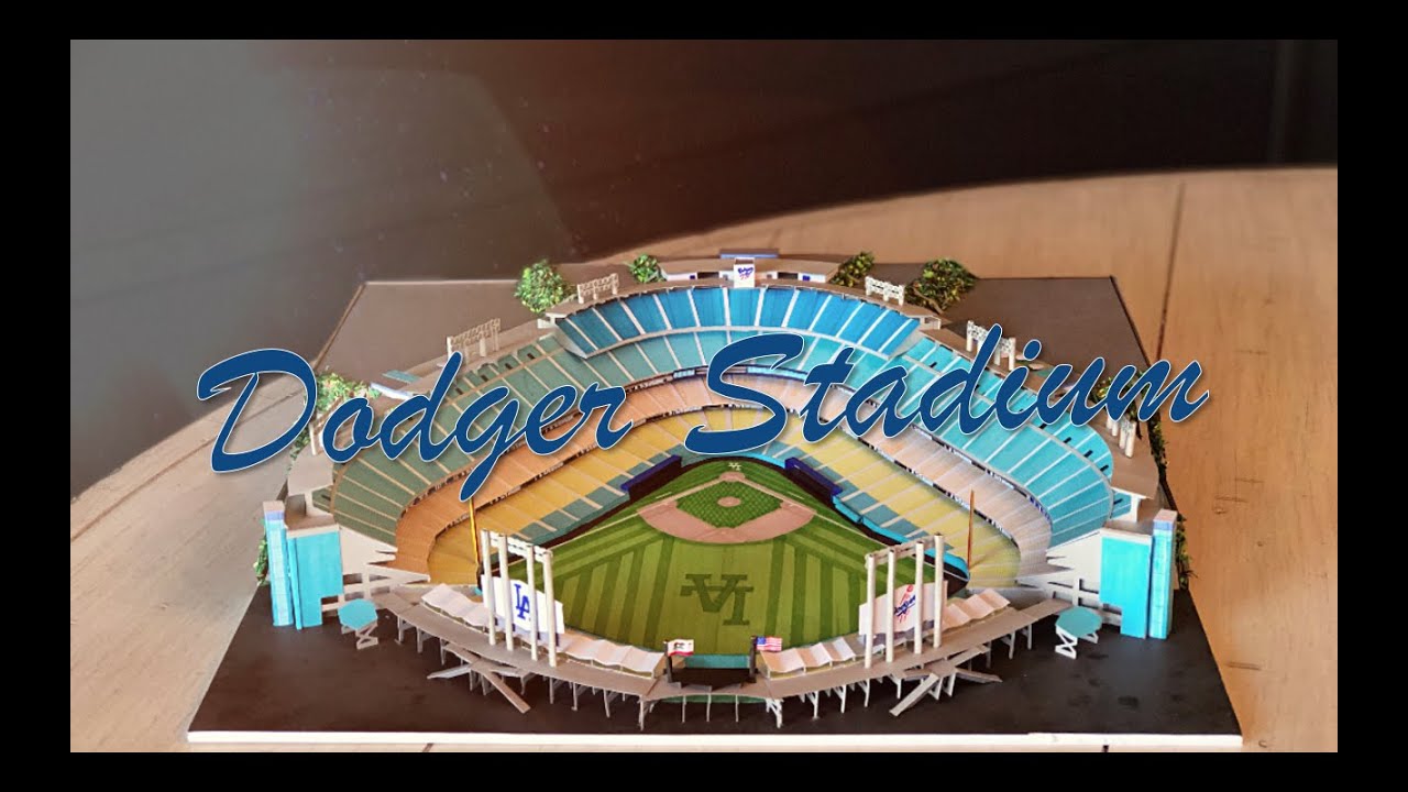 How to make Dodger Stadium with paper!