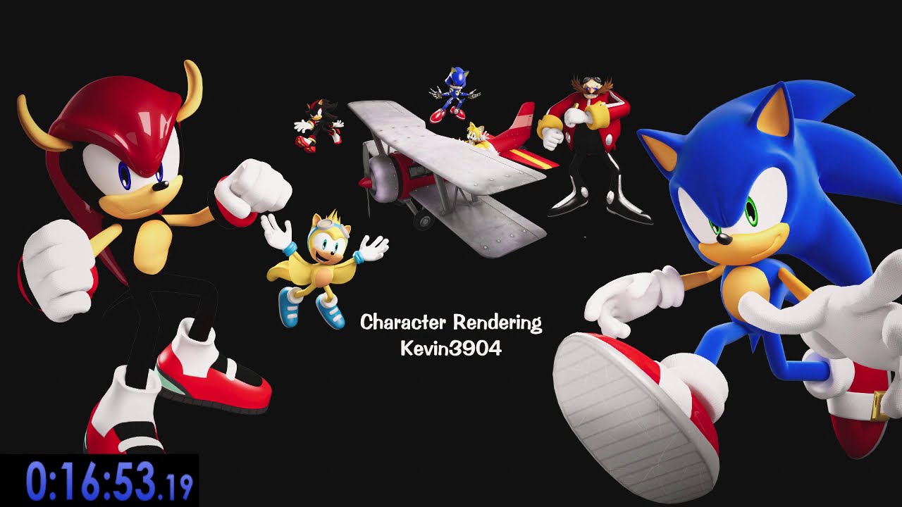 Sonic GT any% RTA Speedrun in 16:53