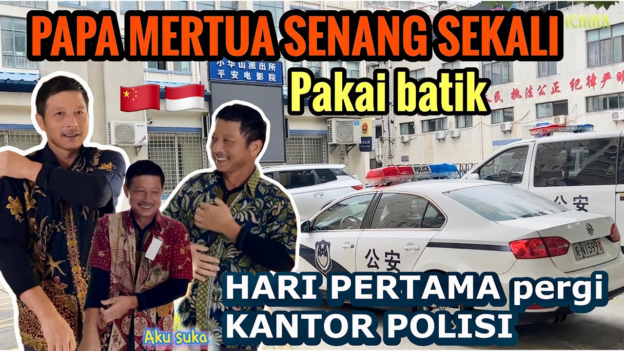 AKTIVITAS PERTAMA SETELAH SAMPAI TIONGKOK LAPOR DIRI DAN KASIH HADIAH KE PAPA MERTUA