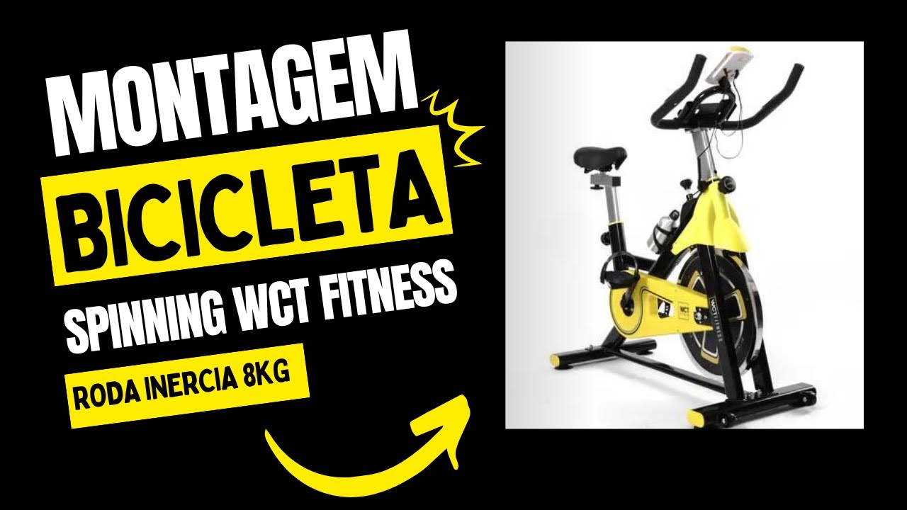 Unboxing e Montagem da Bicicleta Spinning WCT Fitness | roda inércia 8kg