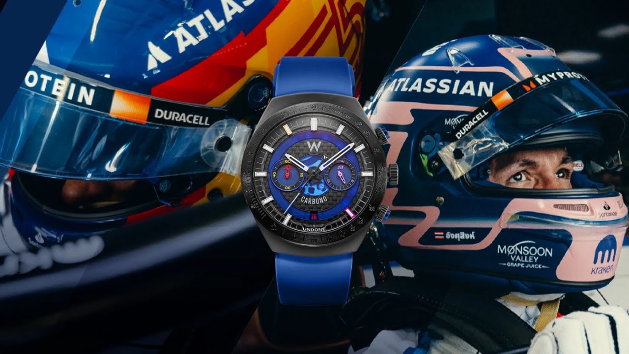 Бюджетные часы F1 уже здесь! Undone x Williams Racing Carbono