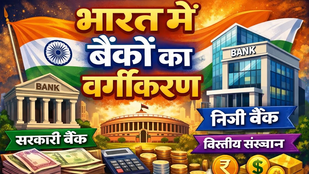 भारत में बैंको का वर्गीकरण Part -2 Classification of bank Part - 2