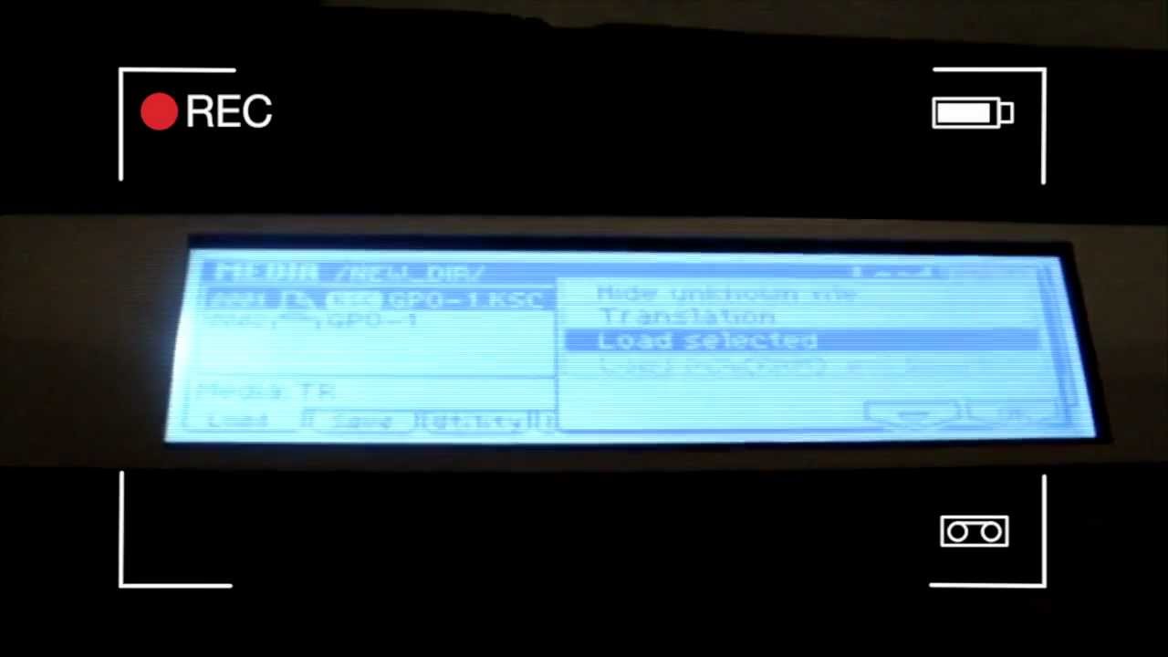 Cargar multiples samples en un paso korg tr