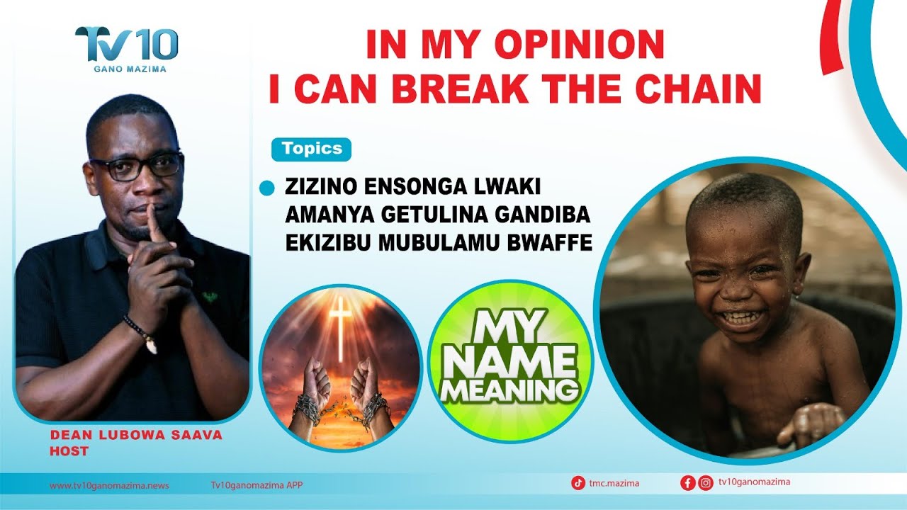 ZIZINO ENSONGA LWAKI AMANYA GETULINA GANDIBA EKIZIBU MUBULAMU BWAFFE. #ganomazima #deanlubowasaava
