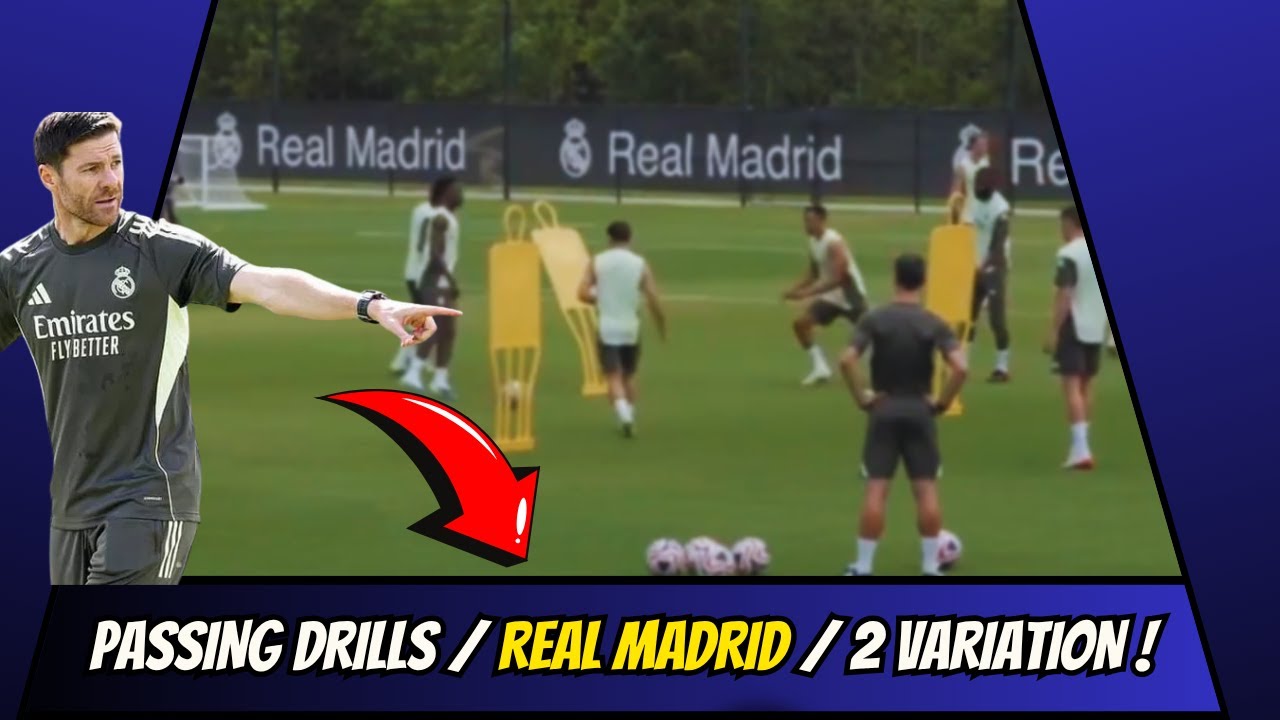 🔰High Intensity Passing Drills / Real Madrid / 2 Variation
