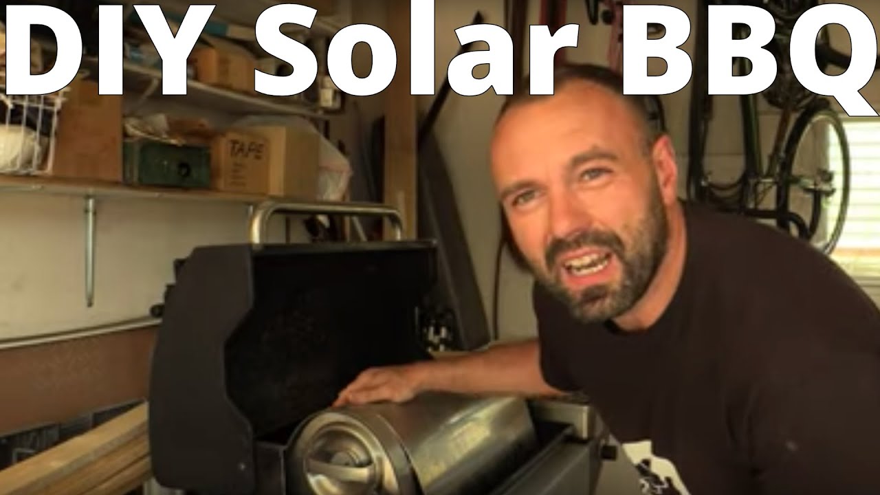 DIY Solar BBQ Prototype with a Solar Cooker heart!
