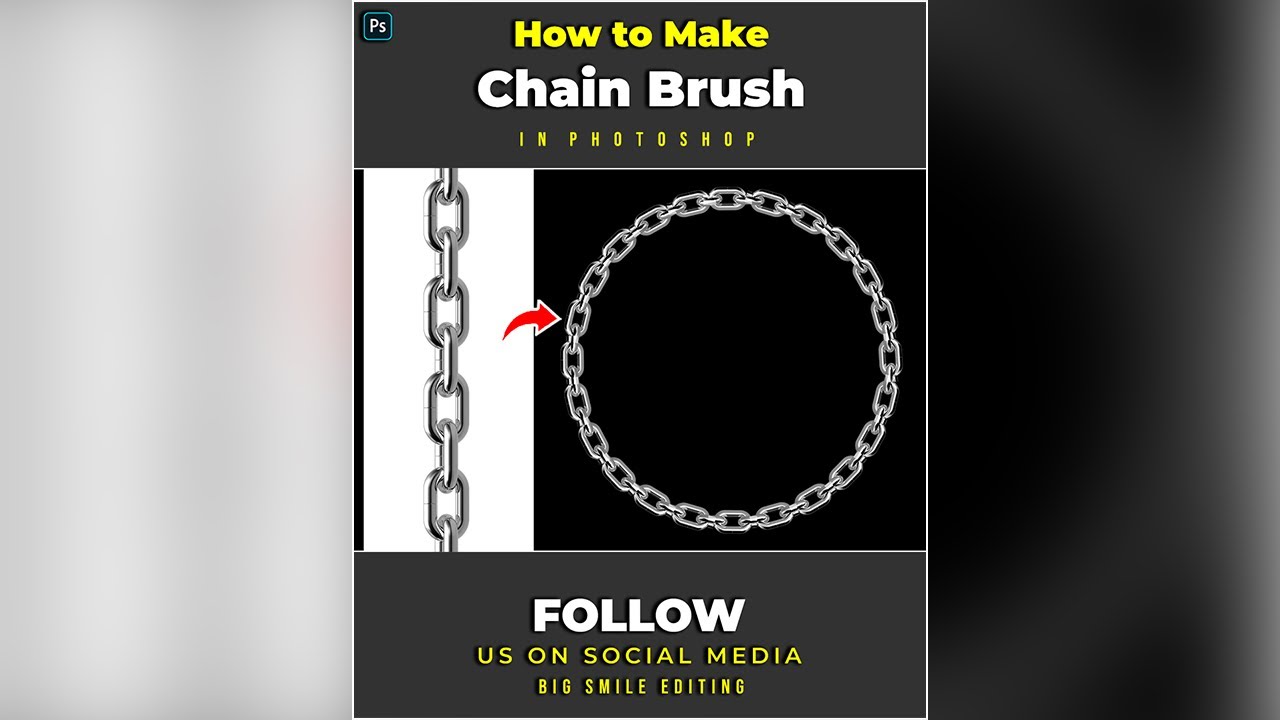 How to Make Chain Brush - Photoshop Tutorial
