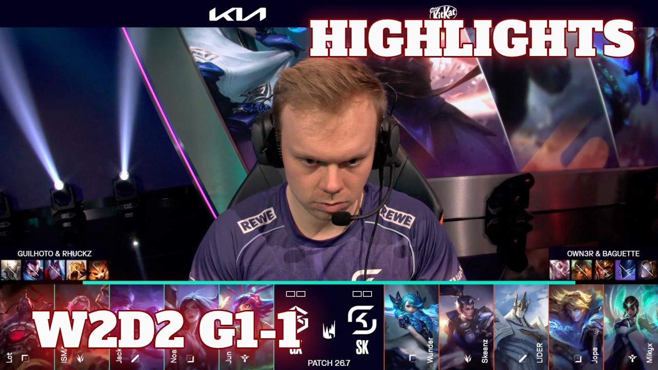 GX vs SK - Game 1 Highlights | Week 2 Day 2 LEC Spring 2026 | GIANTX vs SK Gaming G1 W2D2