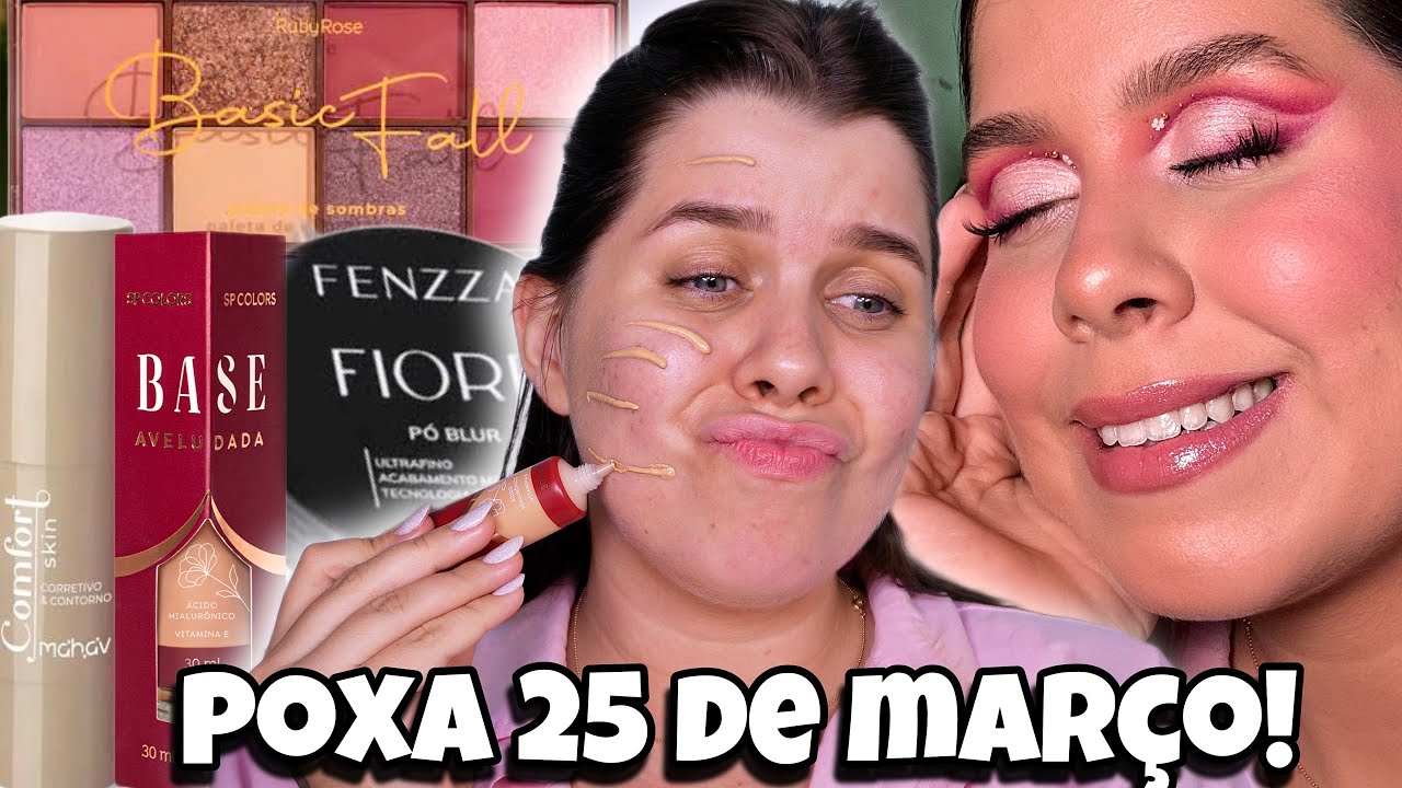 Testando MAKES BARATINHAS da 25 de março
