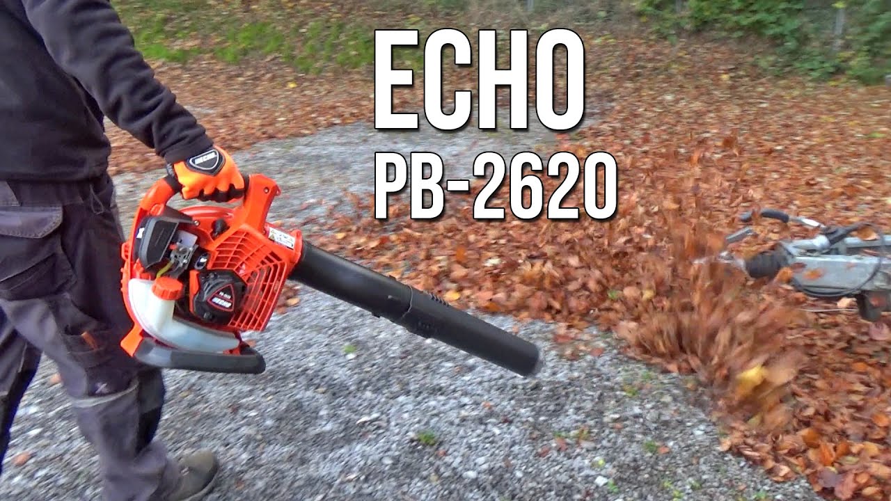 ECHO PB 2620 X-Series - Laubbläser mit Rund- & Flachdüse im Einsatz!