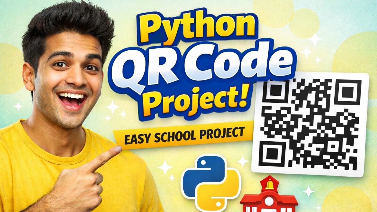 Python Project for Students | QR Code Generator Tutorial 2026