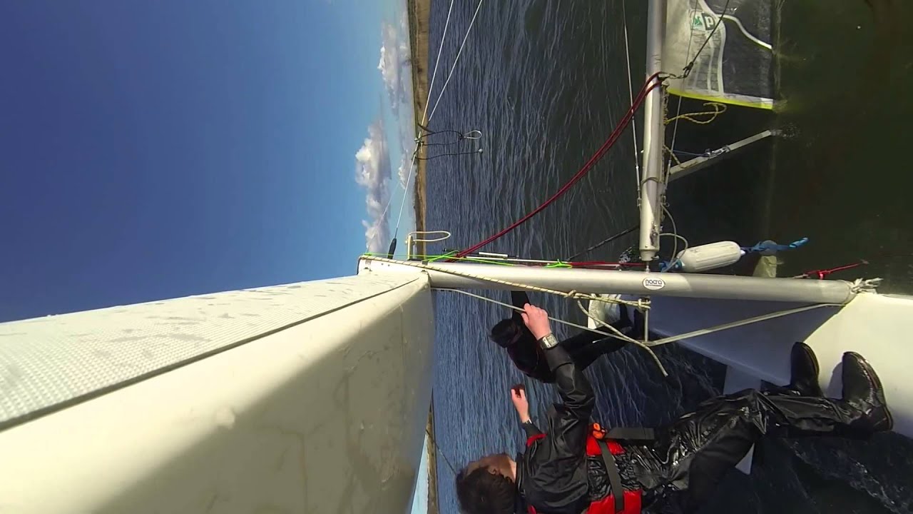 Nacra 5.2 Capsize Feb '15