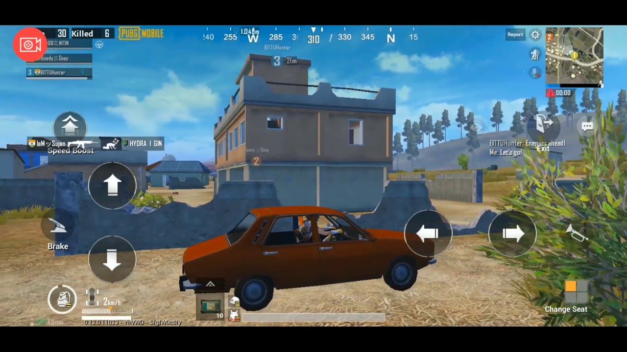 PUBG MOBILE (ROYAL BATTLE)RUSH GAMEPLAY RANDOM 21 KILLS ACE PLAYER BY KAR98NITIN GAMING