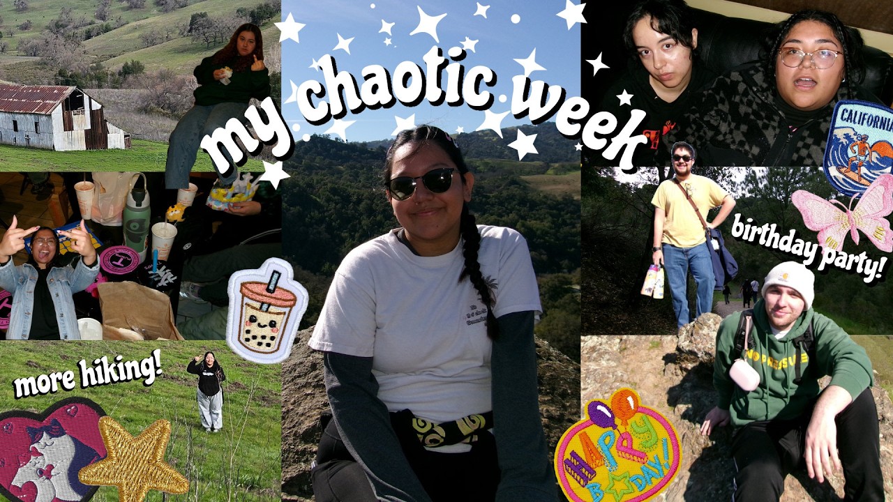 CHAOTIC WEEK IN MY LIFE ☆ first day of school + hanging with friends ☆ more hiking + bday parties ☆