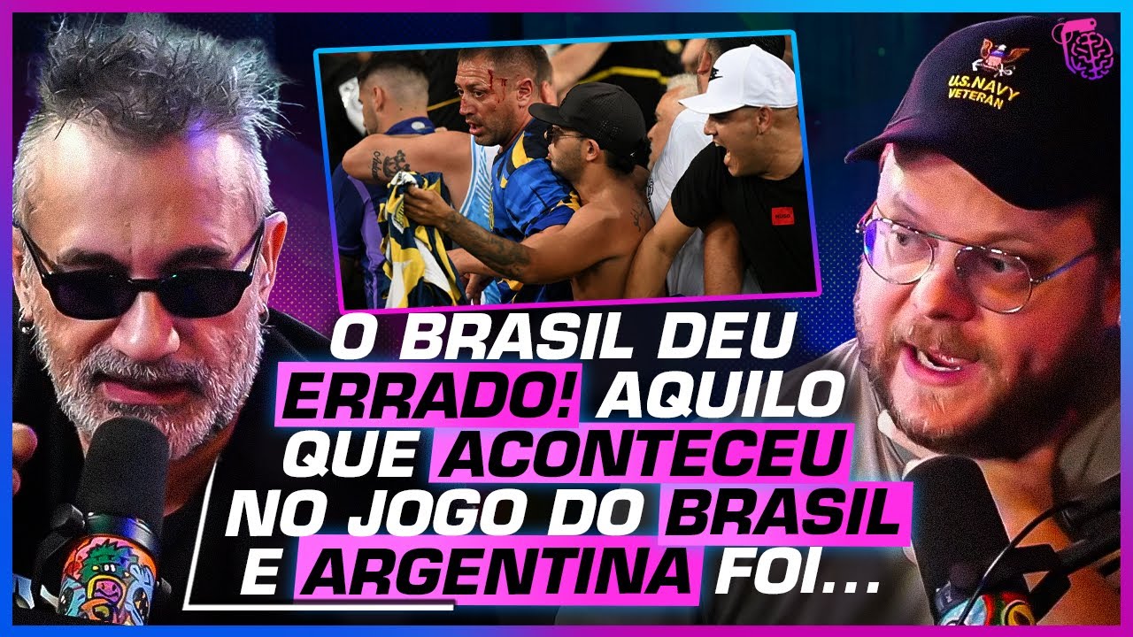 O JOGO do BRASIL e ARGENTINA MOSTRA a NOSSA REALIDADE como NAÇÃO? - VINHETEIRO E REGIS TADEU