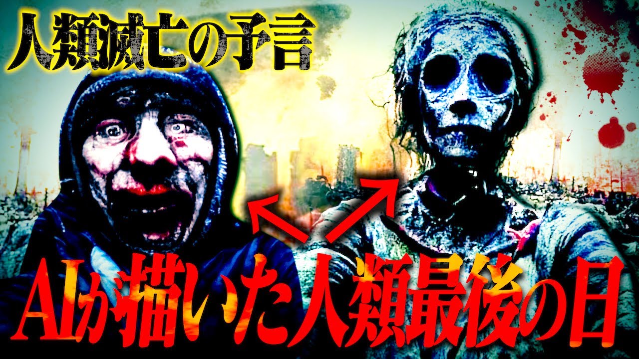 【人工知能】全てを描けるAIに『人類最後の瞬間』を書かせた画像が怖すぎると話題に…。