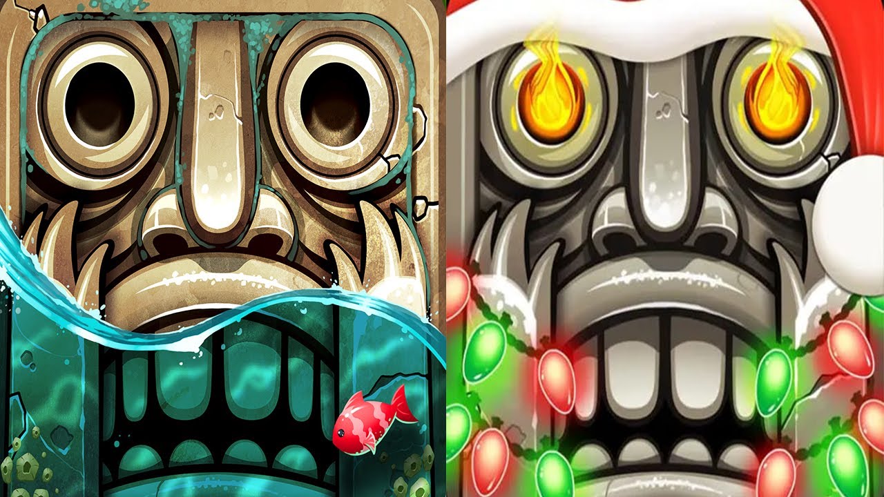 Temple Run 2 Reversed - VOLCANO ISLAND VS HOLIDAY HAVOC