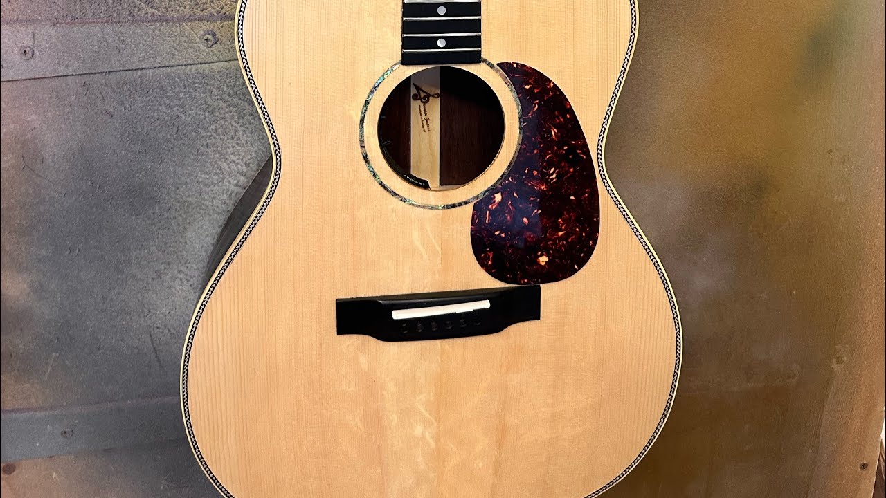 000 Acoustic Guitar - 1hr long full build from scratch