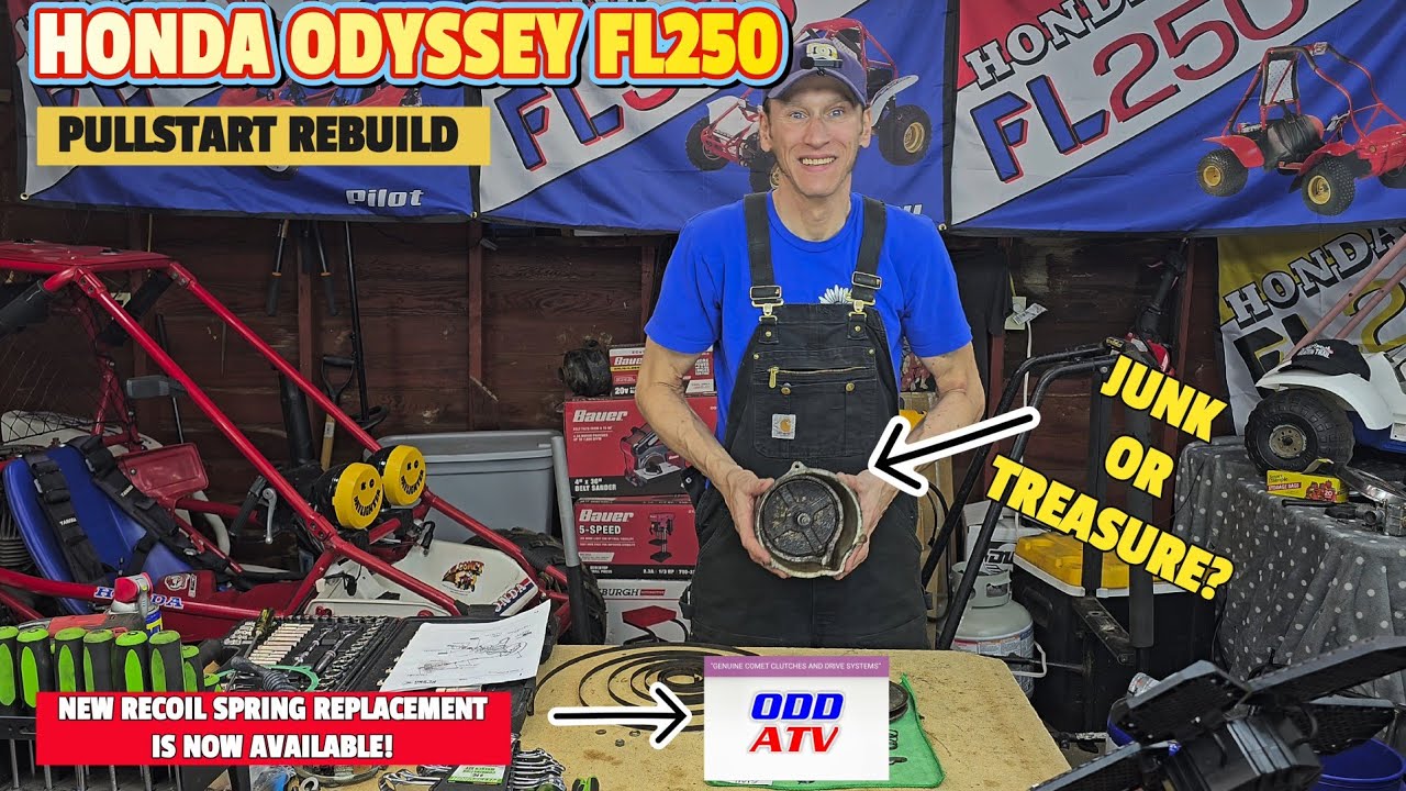 IS OUR HONDA ODYSSEY FL250 PULLSTART JUNK? CAN IT BE REBUILT?? HOW MUCH$$$? #odysseylife #honda #