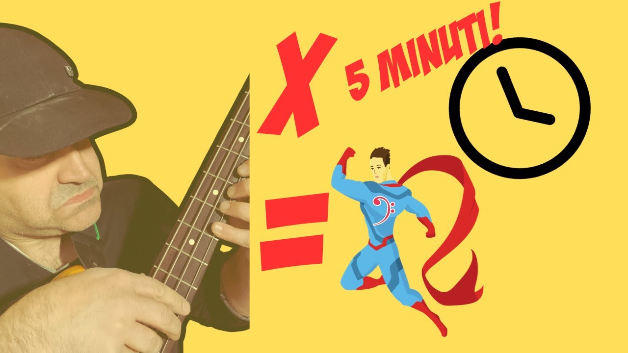 Bastano 5 minuti al giorno per imparare a suonare il basso?