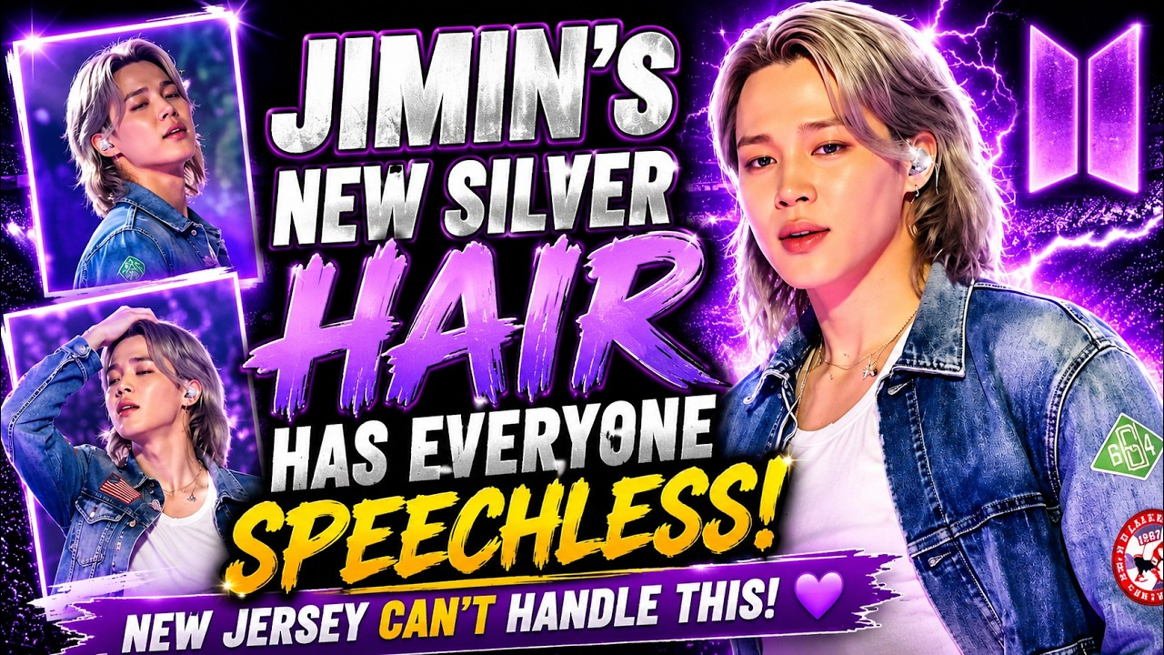 Nowe srebrne włosy JIMINA sprawiły, że wszyscy stracili mowę! New Jersey nie da sobie z tym rady! 💜