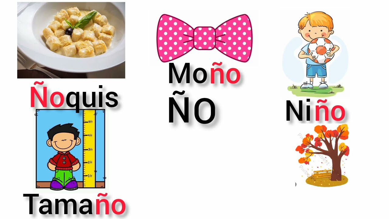Las Sílabas Ña, Ñe, Ñi, Ño, Ñu Con “Ñ