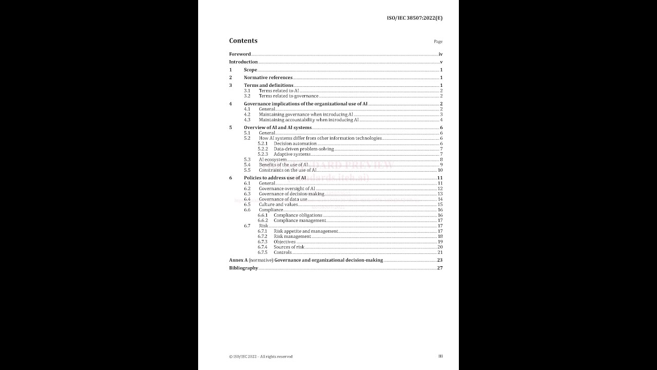 ISO IEC 38507 2022 Clauses 1-4