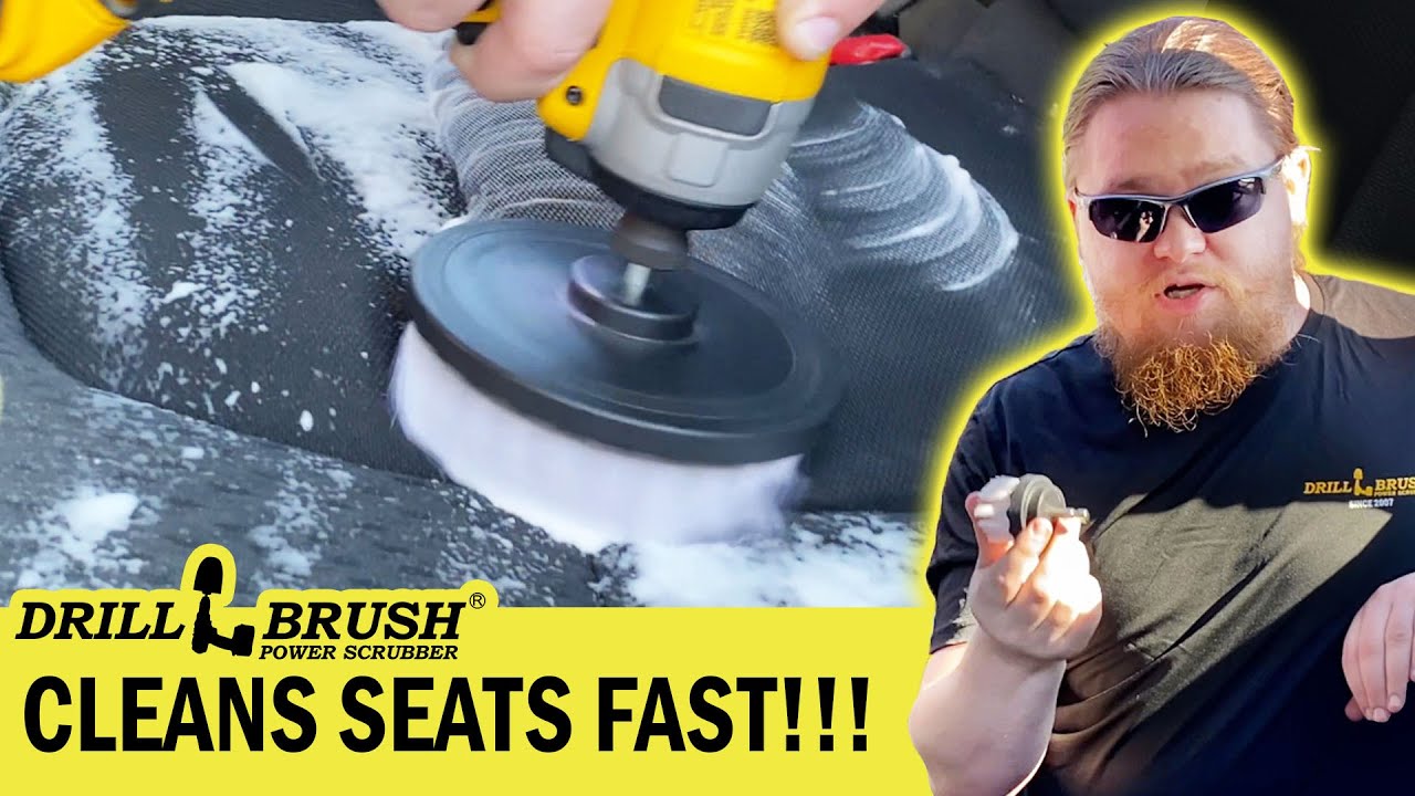 How to Clean Car Seats Without Hand Scrubbing | Drillbrush DIY Guides