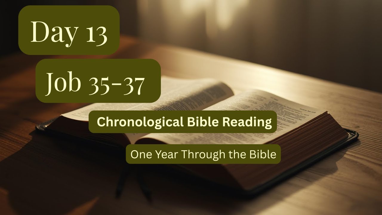 Day 13 | Job 35–37 | Chronological Bible Reading