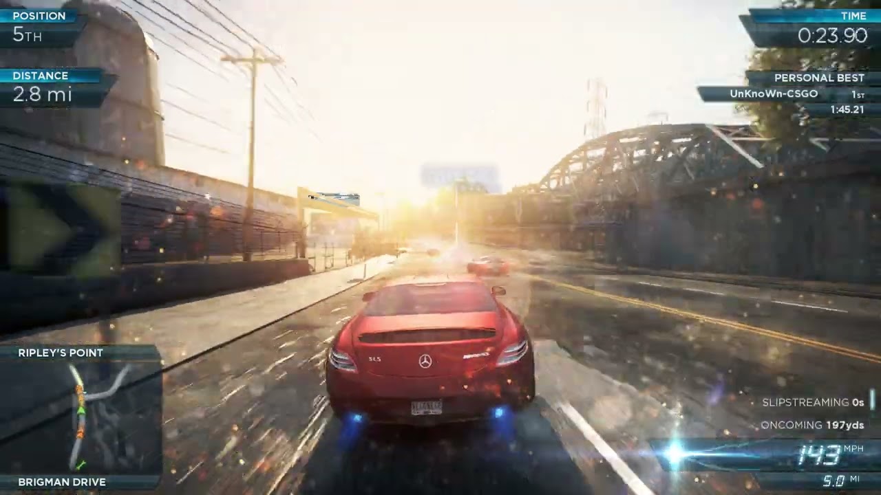 NFS Most Wanted (2012) Chain Reaction Sprint Race