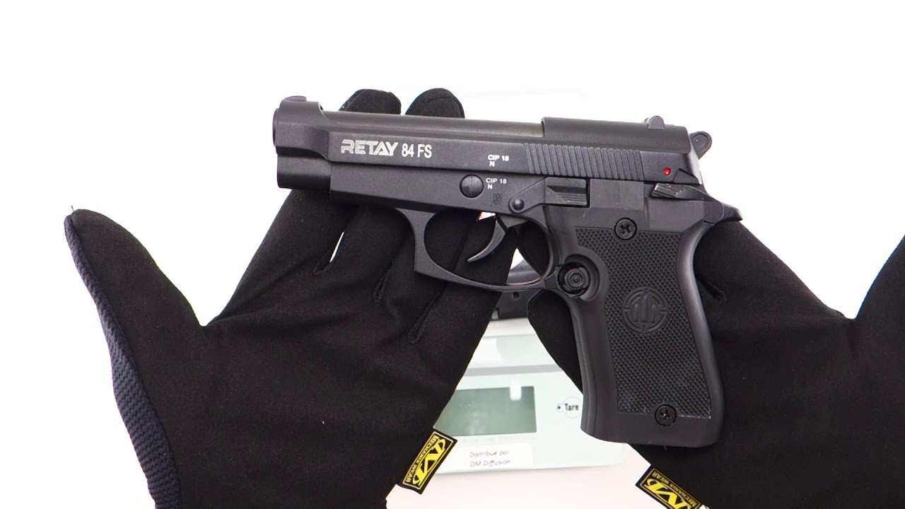 Retay 84FS 9mm P.A.K. Noir P630100B #DMDIFFUSION