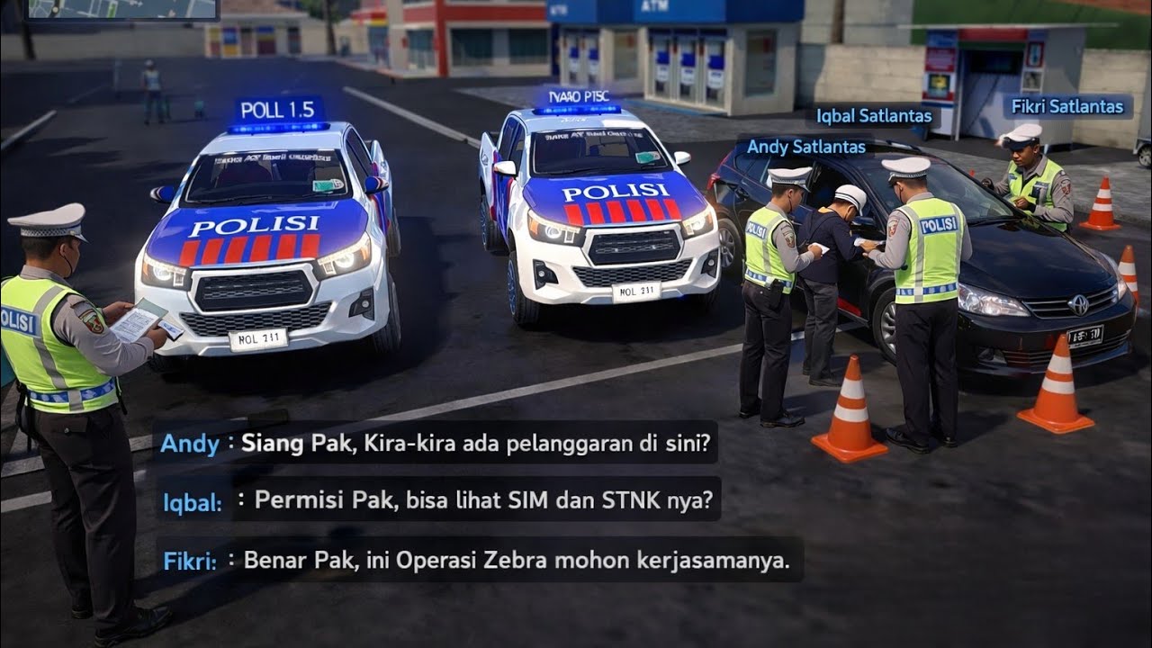 😱 Mobil Cumi Darat Kabur dari Polisi‼️Terjadi Kejar-kejaran | Cumi Darat Multiplayer 🚘