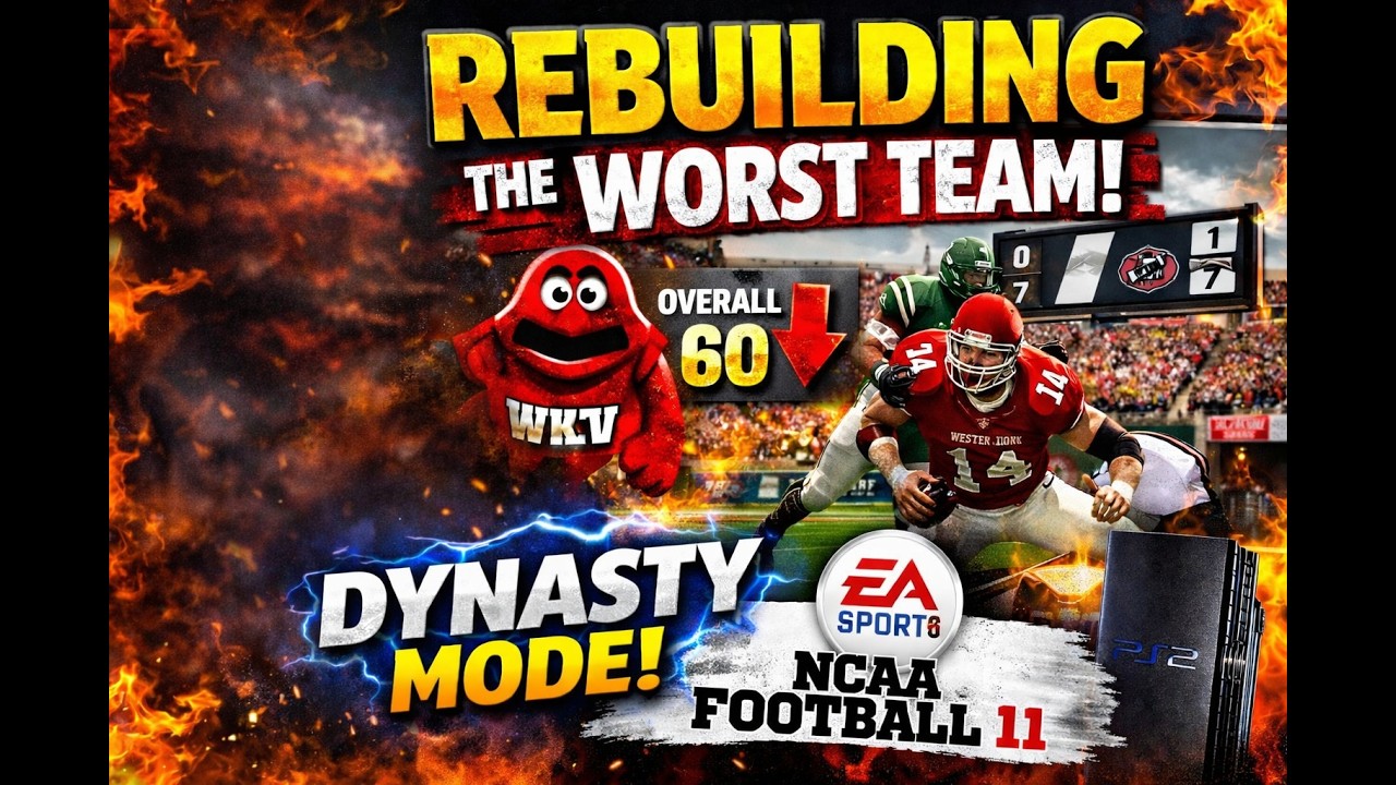 I Went Back TO NCAA Football 11 PS2 To ReBuild the WORST Team