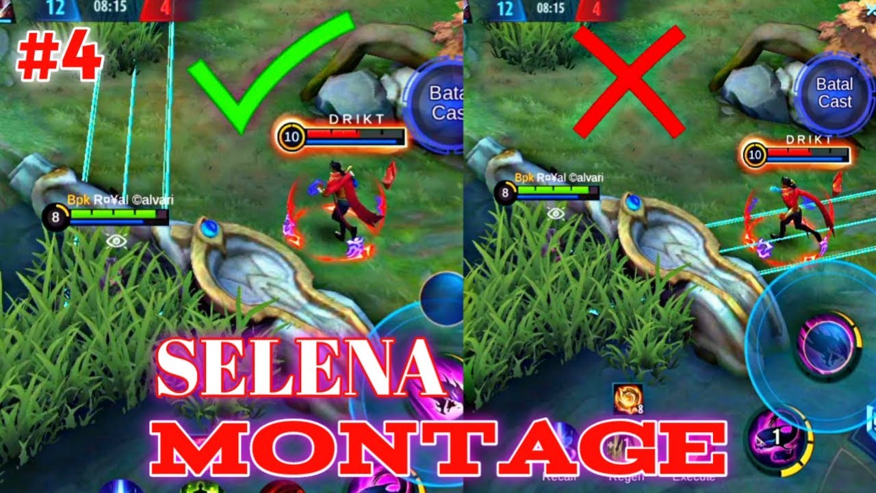 SELENA MONTAGE ‼️ No Geser Map - Mobile Legend