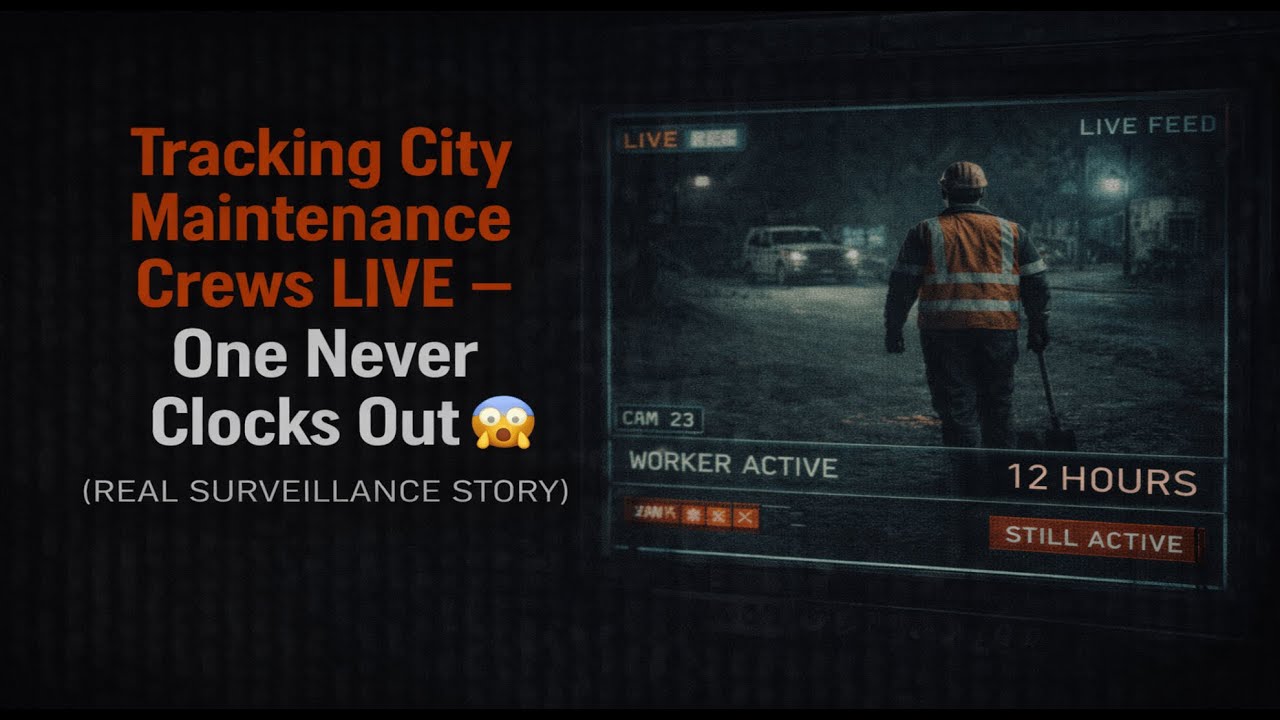 Tracking City Maintenance Crews LIVE — One Never Clocks Out 😱 (Real Surveillance Story)