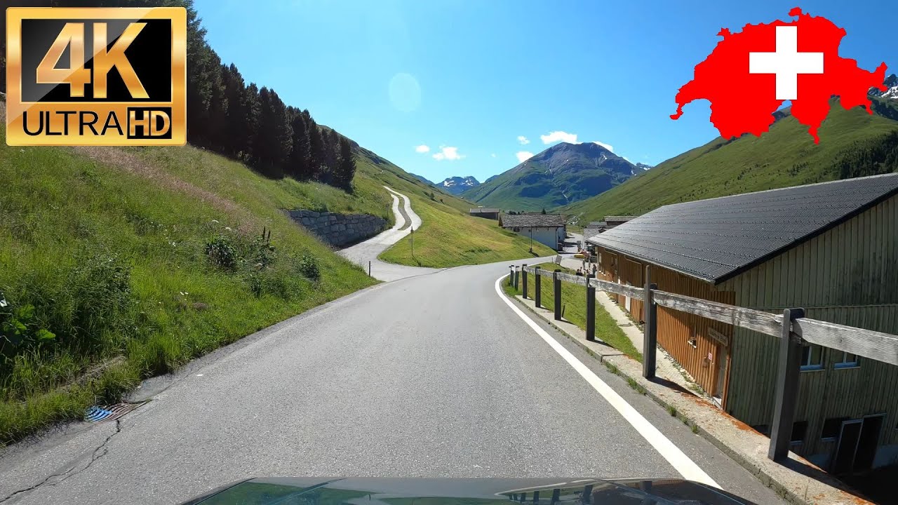 DRIVING TO THE HIGHEST VILLAGE IN SWITZERLAND | JUF | 4K | 60 FPS