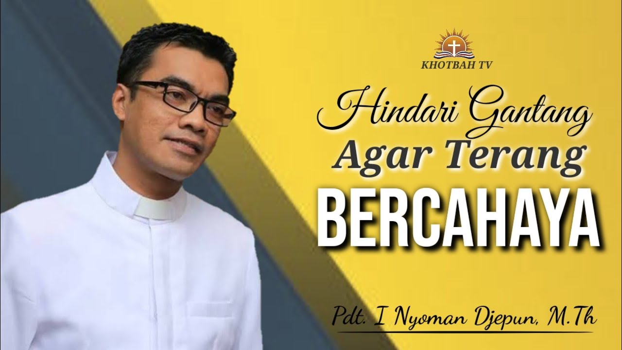 Khotbah Minggu - Matius 5:13-16 | Pdt. I Nyoman Djepun, M.Th