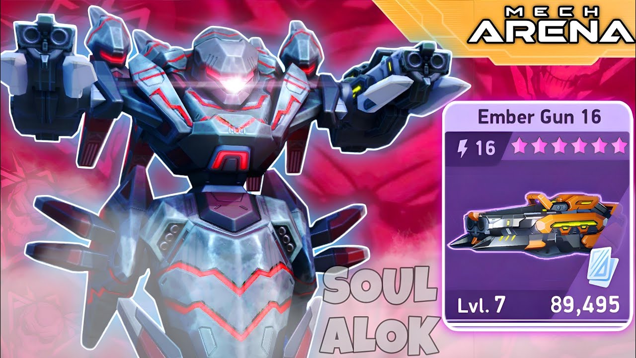NEW Legendary Mech Deathwalker With Ember Gun 16 😍 - Mech Arena