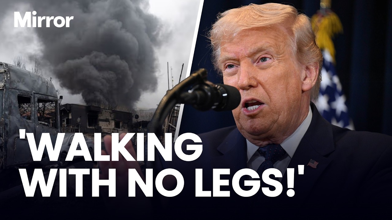 ‘THE'YRE WALKING AROUND WITH NO LEGS!’ | Trump claims RAPID progress in Iran ‘far ahead of schedule’
