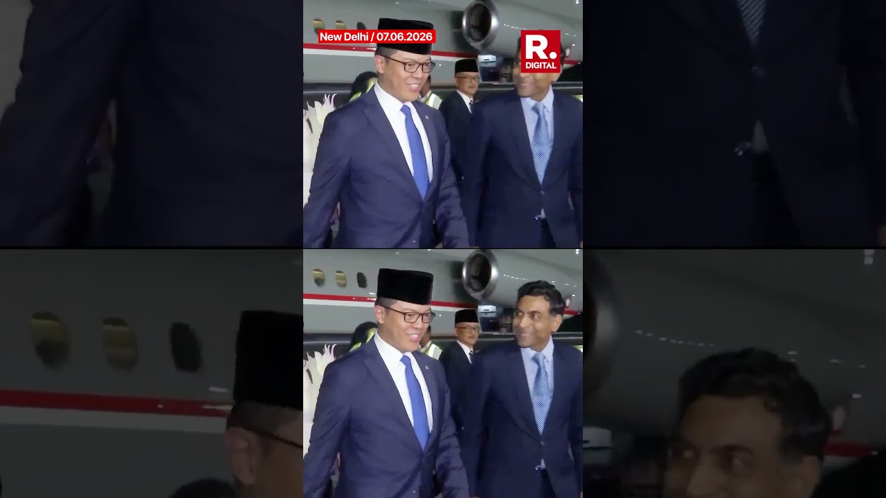 Indonesia FM Sugiono Arrives In Delhi For 8th India-Indonesia Joint Commission Meeting
