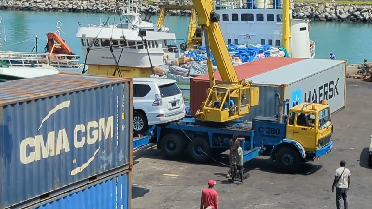 deepest sea port in west Africa (Lom&eacute; -Togo)