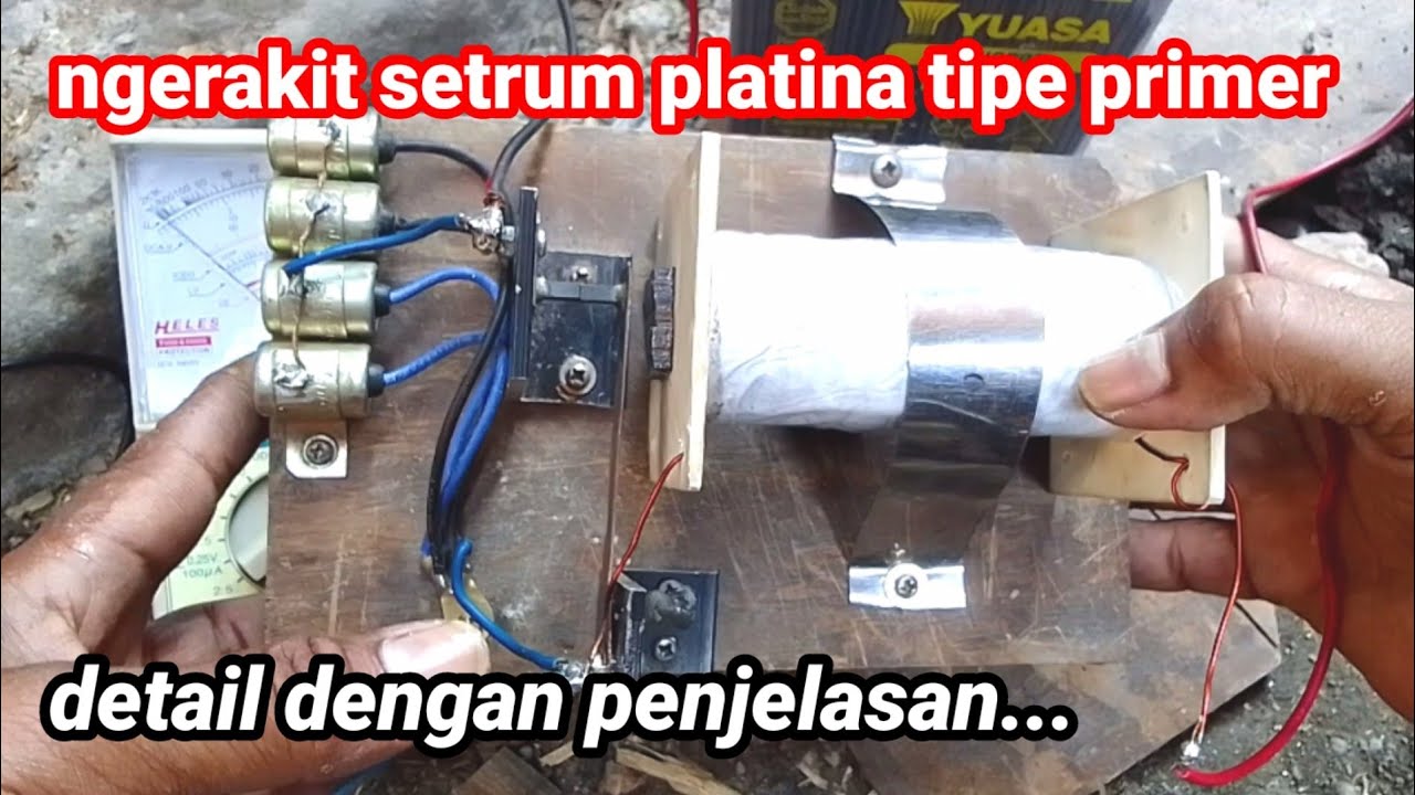 CARA SEDERHANA NGERAKIT SETRUM IKAN TIPE PRIMERAN